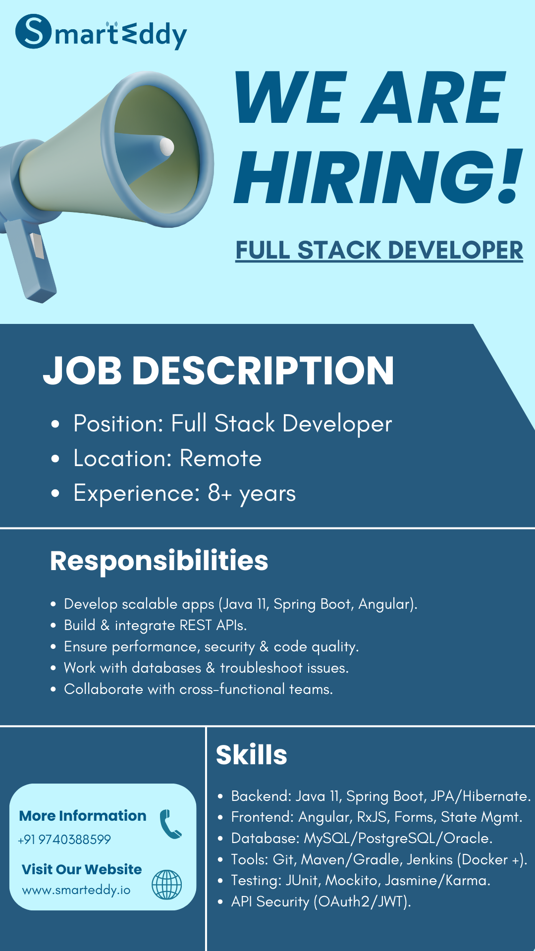 SmartEddy Careers Poster
